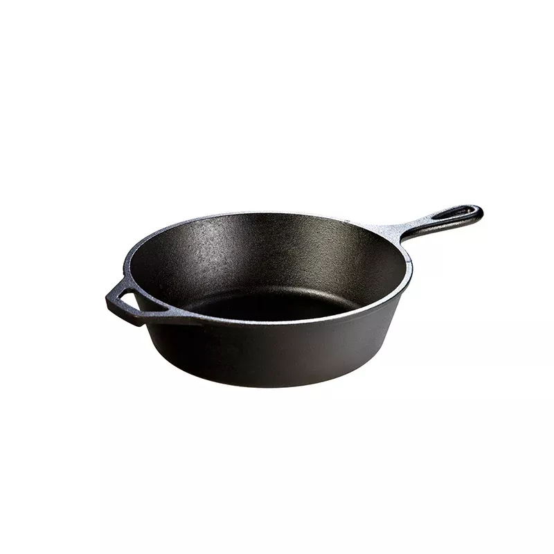 10.25 Inch – 3.2 Quart Cast Iron Deep Skillet SKU L8DSK3
