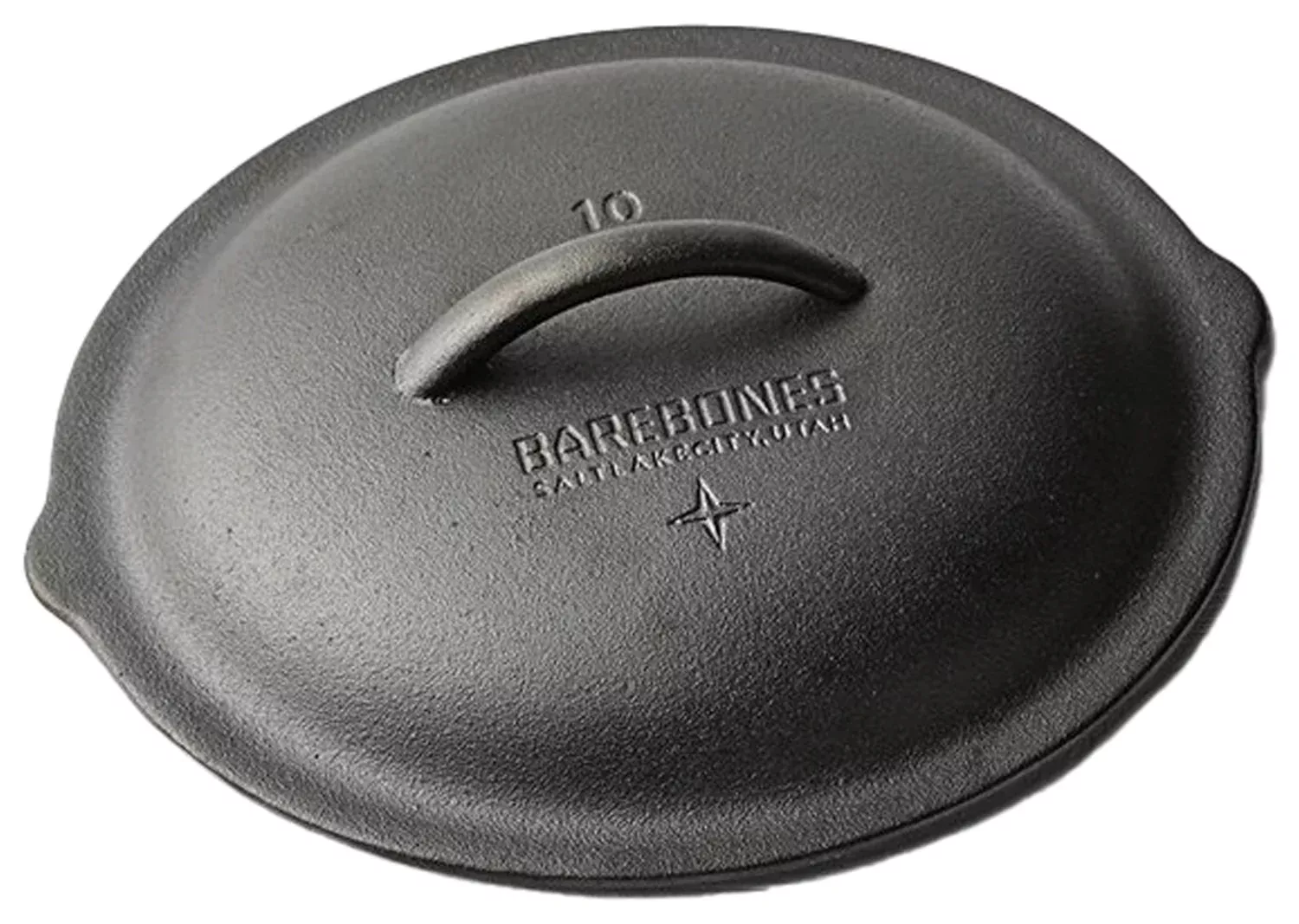 10″ 4 Qt Cast Iron Lid