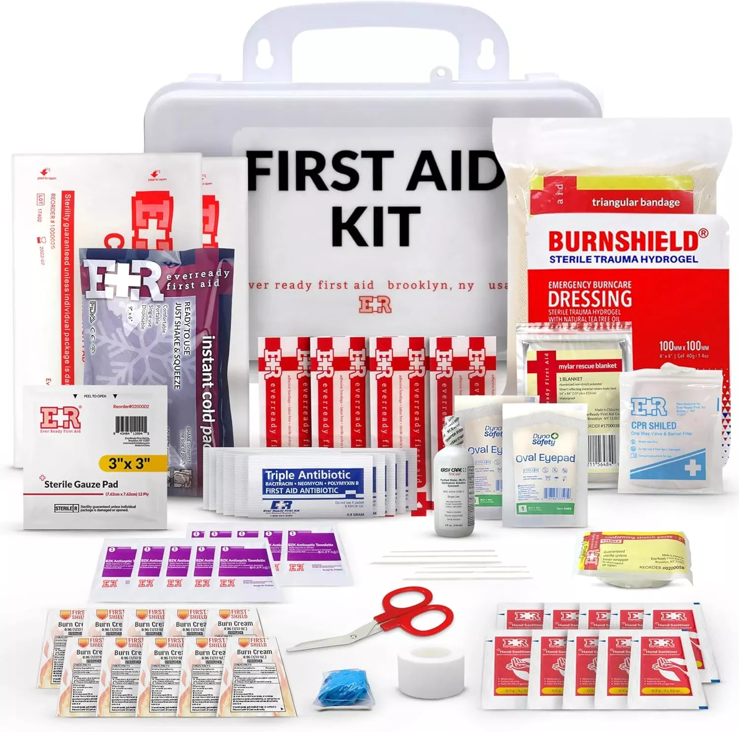 10 Person First Aid Kit – OSHA and ANSI Class A Compliant
