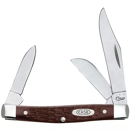 106 BROWN SYNTHETIC JIGGED MEDIUM STOCKMAN