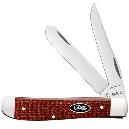 12271 MINI TRAPPER – DARK RED BURLAP MICARTA