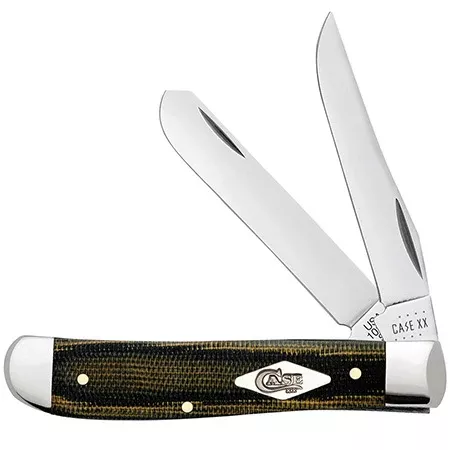23472 MINI TRAPPER – SMOOTH BLACK/GREEN/NATURAL CANVAS MICARTA – Discontinued