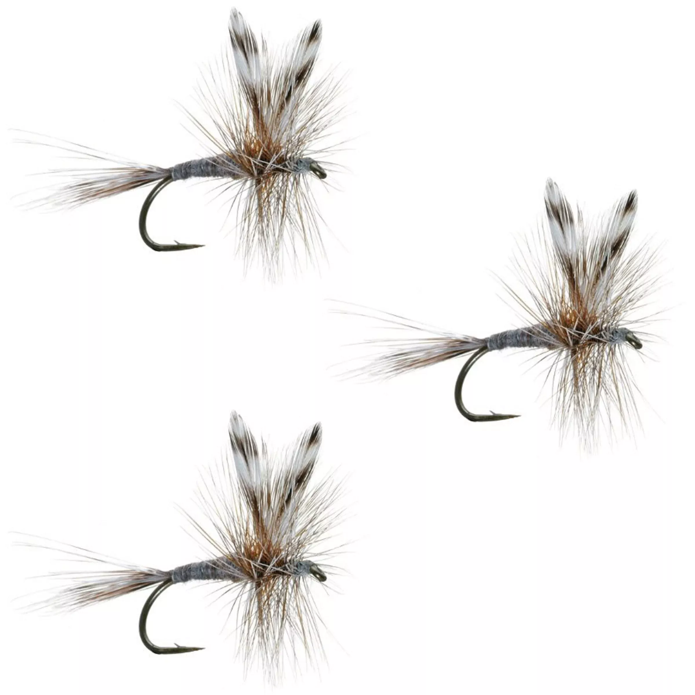 3 Pack Adams Classic Dry Fly – Hook Size 16