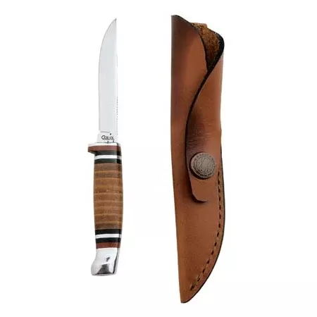 379 CASE FIXED BLADE POLISHED LEATHER