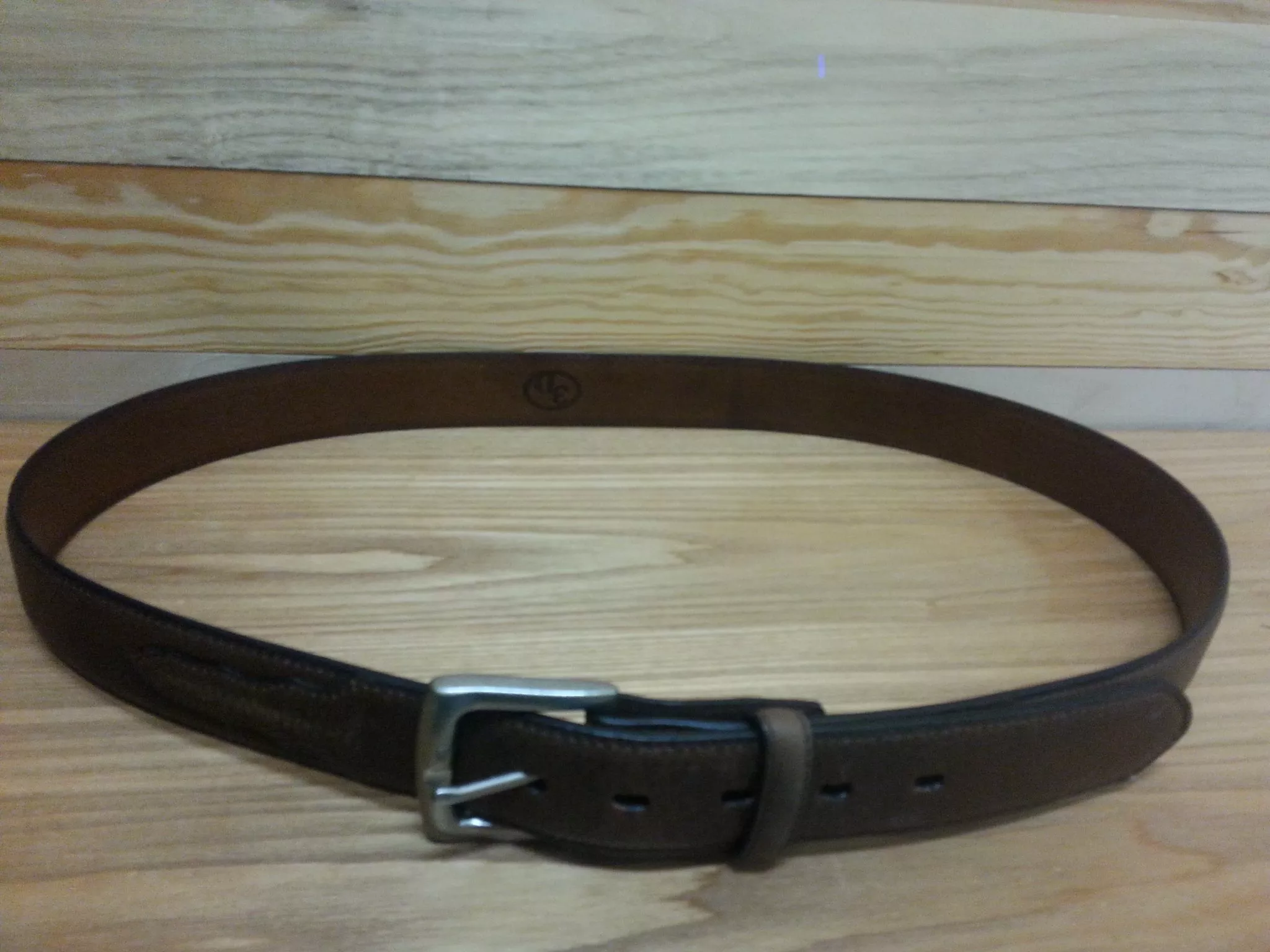 3d 1 1/2″ Dark Brown Men’s Western Basic Belt
