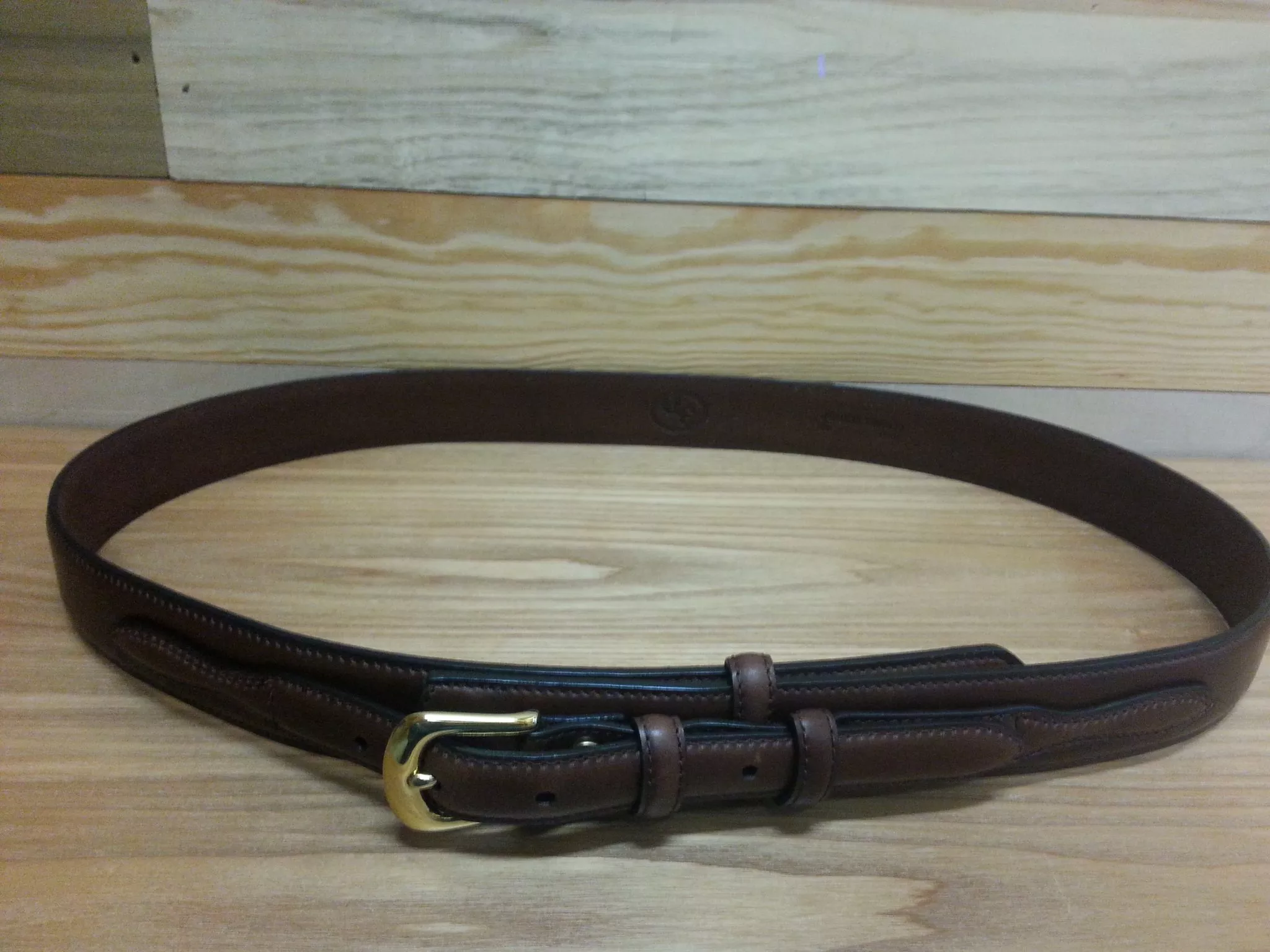 3d 1 3/8″ Brown Men’s Western Basic Ranger Belt