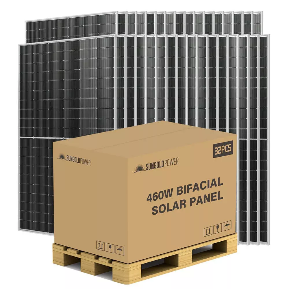 460 WATT BIFACIAL PERC SOLAR PANEL FULL PALLET (32 PANELS) (SC)