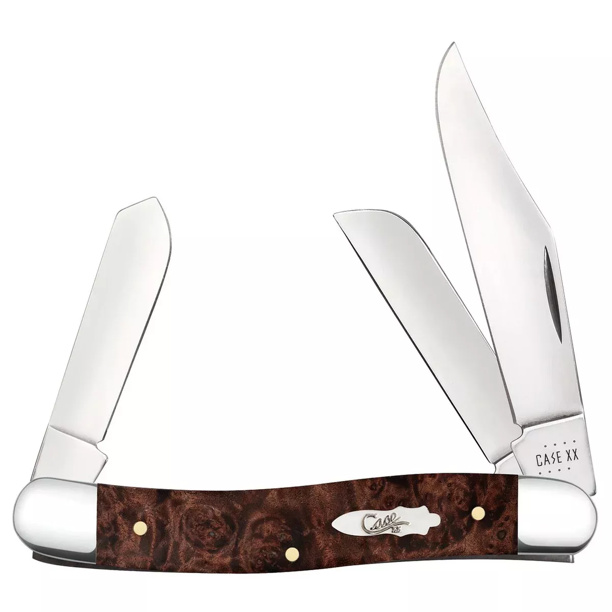 64065 Smooth Maple Burl Wood Stockman Discontinued