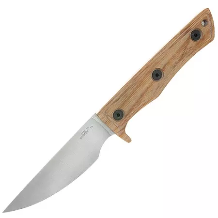 66662 NATURAL SMOOTH HARDWOOD GRAIN FIXED BLADE HUNTER