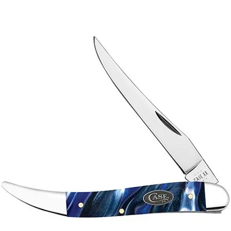 70562 MEDIUM TEXAS TOOTHPICK - OCEAN BLUE KIRINITE SMOOTH