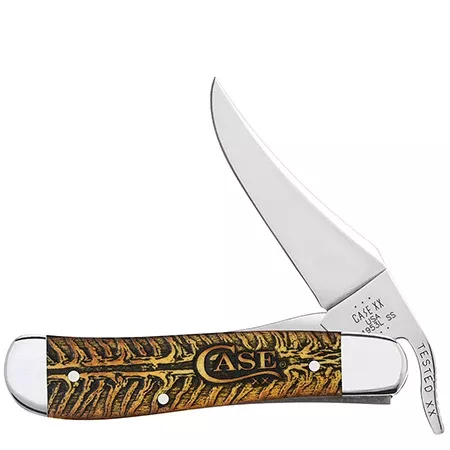 81803 RUSSLOCK - GOLDEN PINECONE - NATURAL BONE W/AMBER COLOR