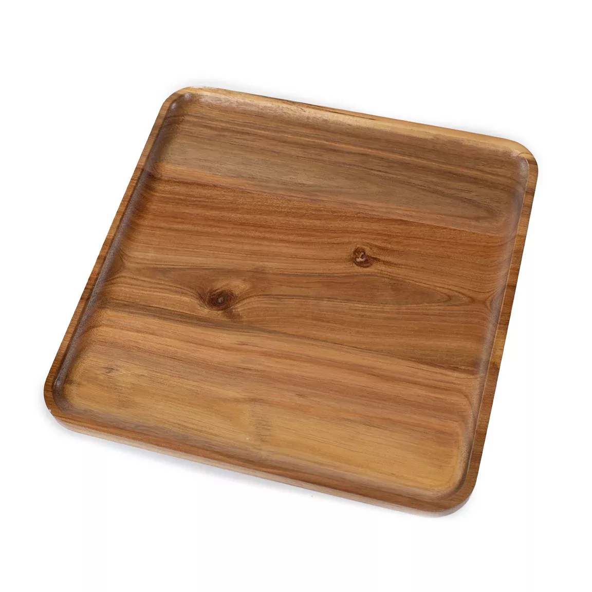 Acacia Wood 12" Square Plate