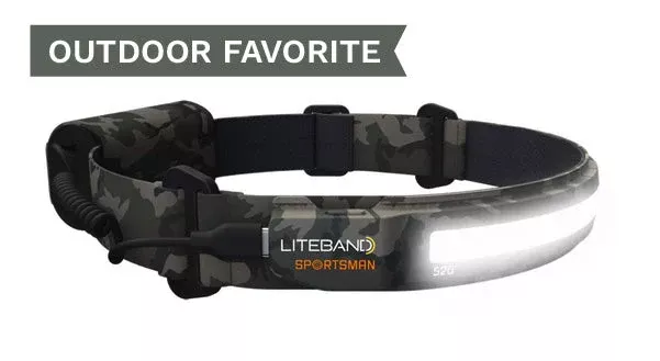 ACTIV 520 Lumen LED Wide Beam Rechargeable Headlamp