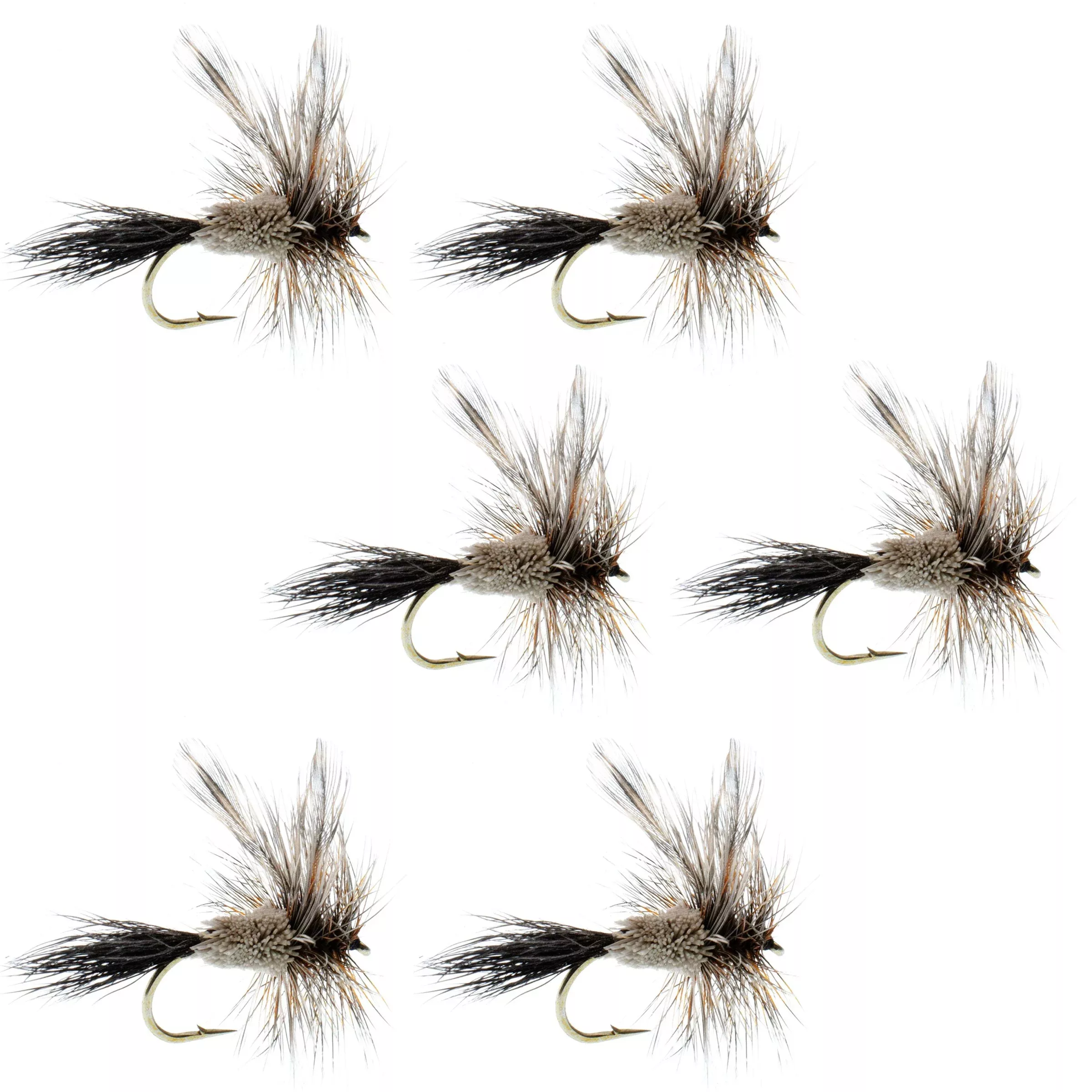 Adams Irresistible Classic Dry Fly – 6 Flies – Hook Size 10