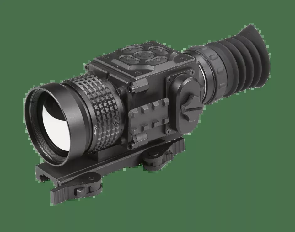 AGM Global Vision Secutor TS50-384 Thermal Riflescope Matte Black 2.4x 50mm Multi-Reticle 384×288 Resolution Digital 1x,2x,4x PIP Zoom Features Rangefinder 3083455006SE51