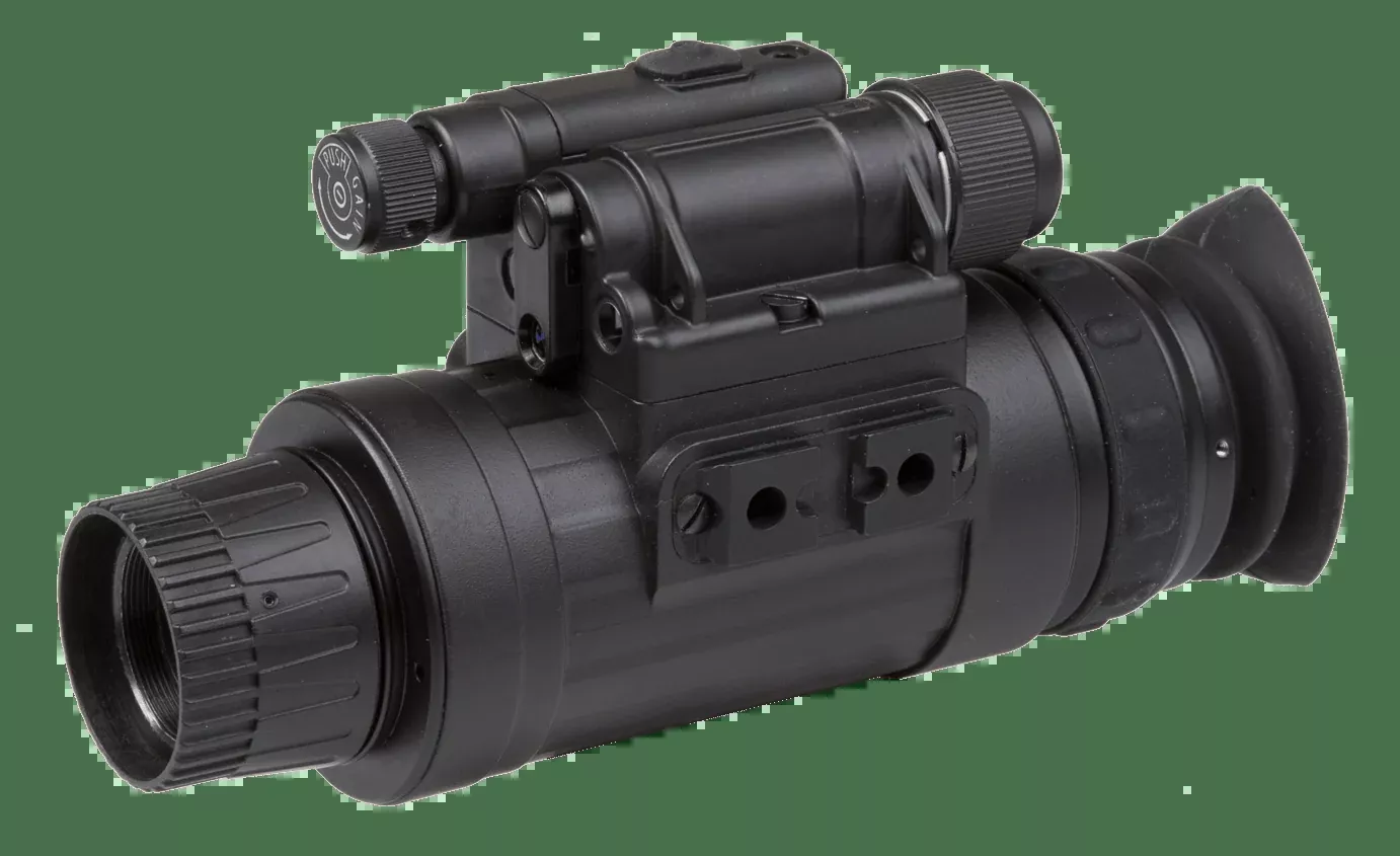 AGM Global Vision Wolf-14 NL3 Night Vision Monocular/ Mountable Black 1x27mm Generation 2+ Level 3 45-51 lp/mm Resolution 11W14122103031