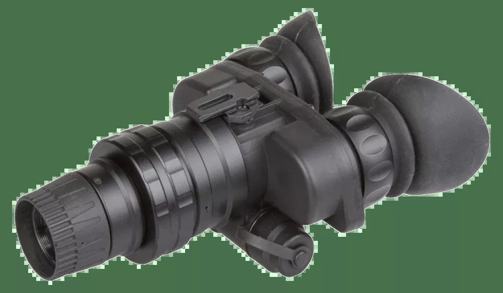 AGM Global Vision Wolf-7 NL3 Night Vision Goggles Black 1x 24mm Generation 2+ Level 3 45-51 lp/mm Resolution 12WO7122103031