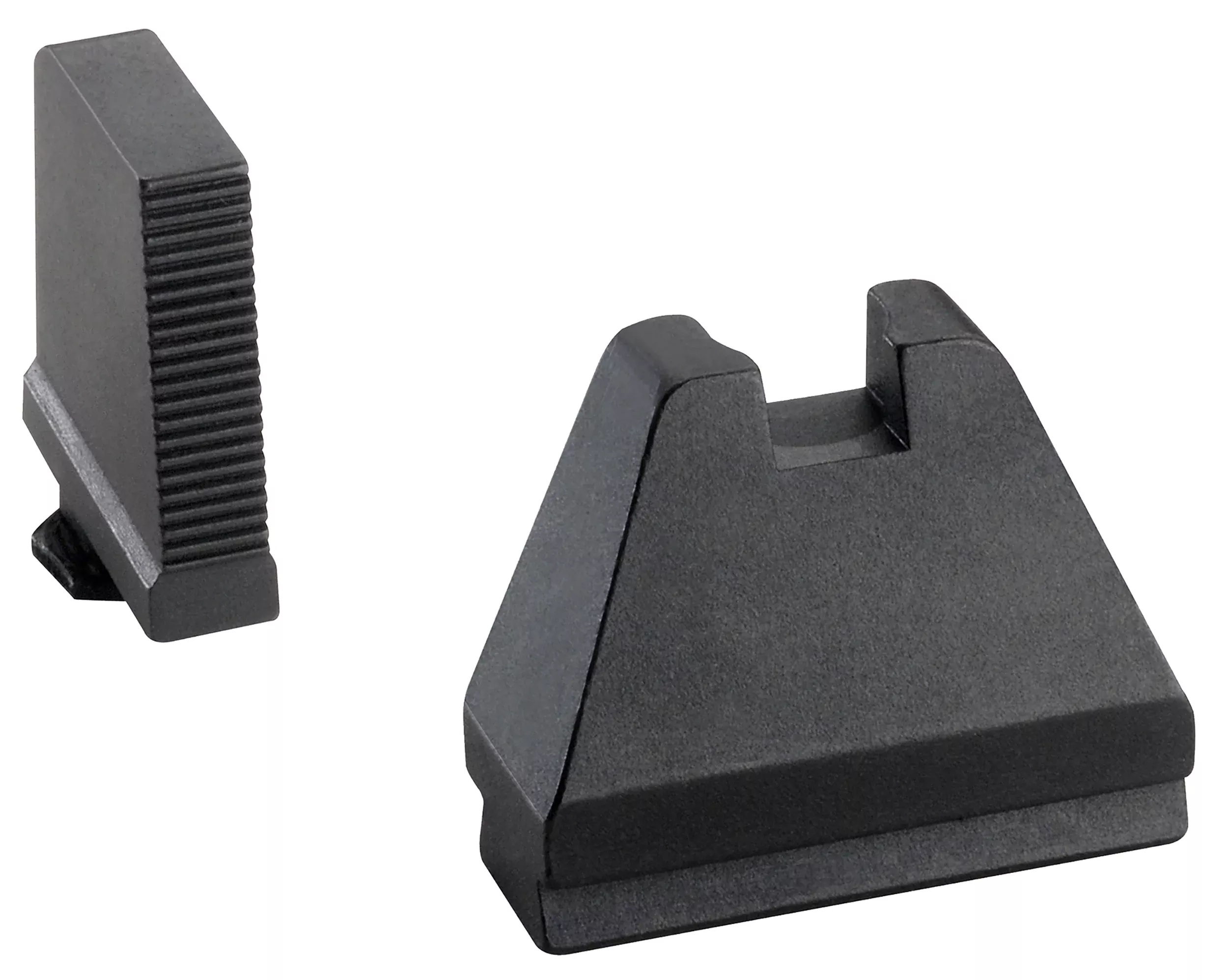 AmeriGlo Optic-Compatible Tall Sight Set for Glock Pistols, 9XL Serrated Front & Flat Black Rear, GL808