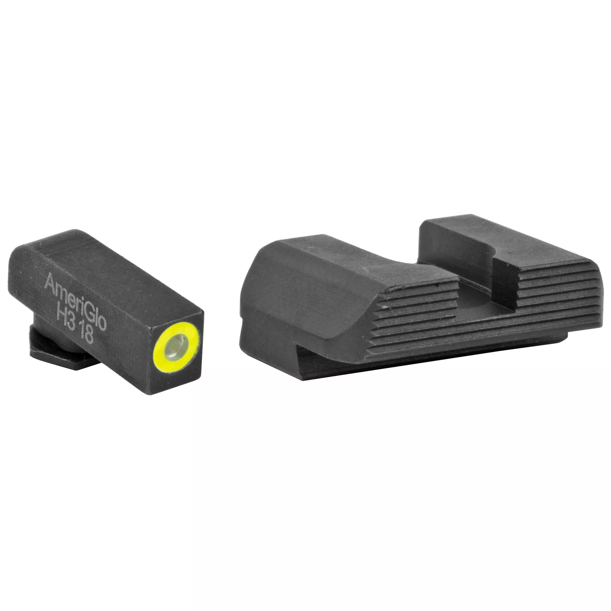 AmeriGlo Protector Night Sight Set for Glock 42/43, Tritium Front & Serrated Rear – GL-705
