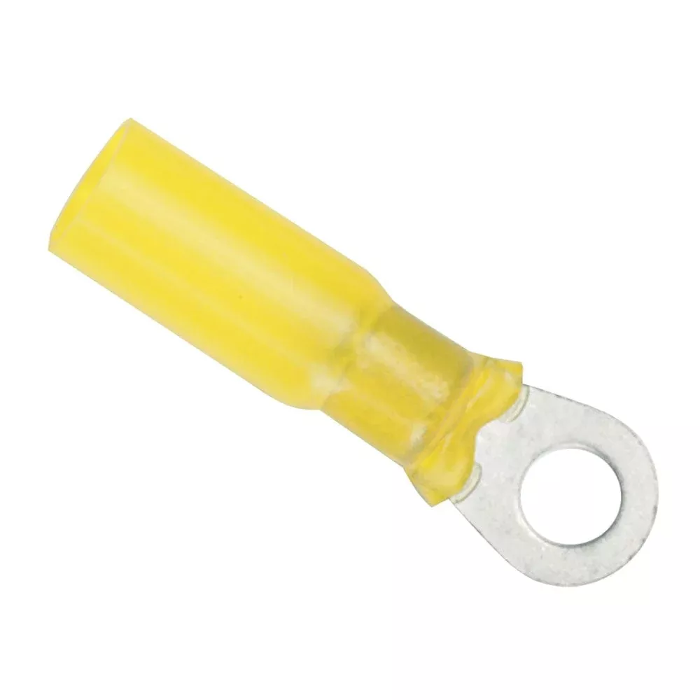 Ancor 12-10 Gauge – 1/4″ Heat Shrink Ring Terminal – 25-Pack