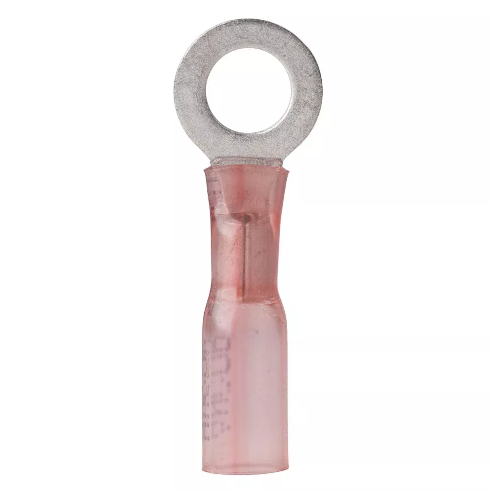 Ancor 22-18 Gauge - 3/8" Heat Shrink Ring Terminal - 100-Pack