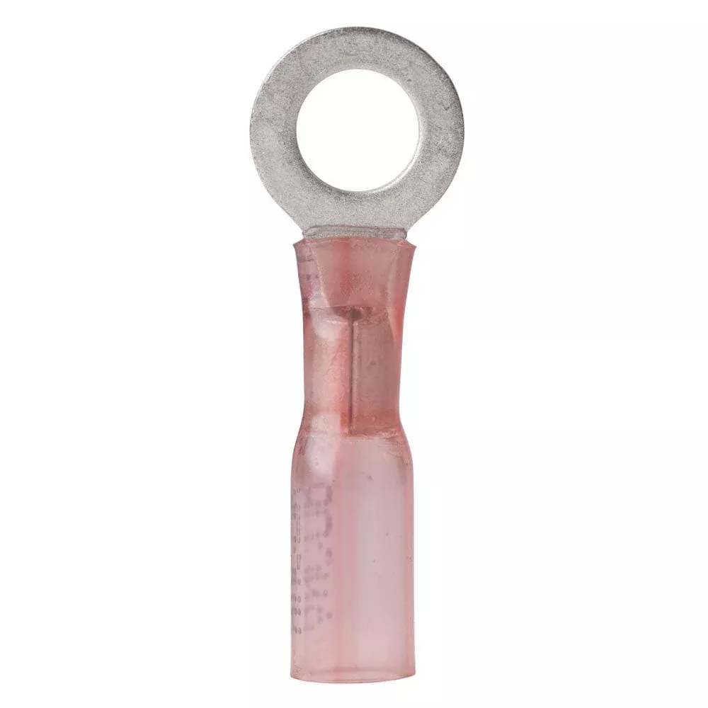 Ancor 22-18 Gauge - #8 Heat Shrink Ring Terminal - 25-Pack