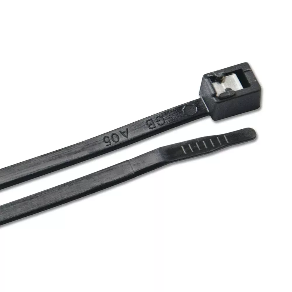 Ancor 8″ UV Black Self Cutting Cable Zip Ties – 500-Pack