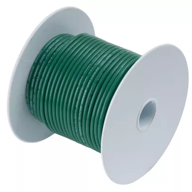 Ancor Green 8 AWG Battery Cable, 100-Foot Spool