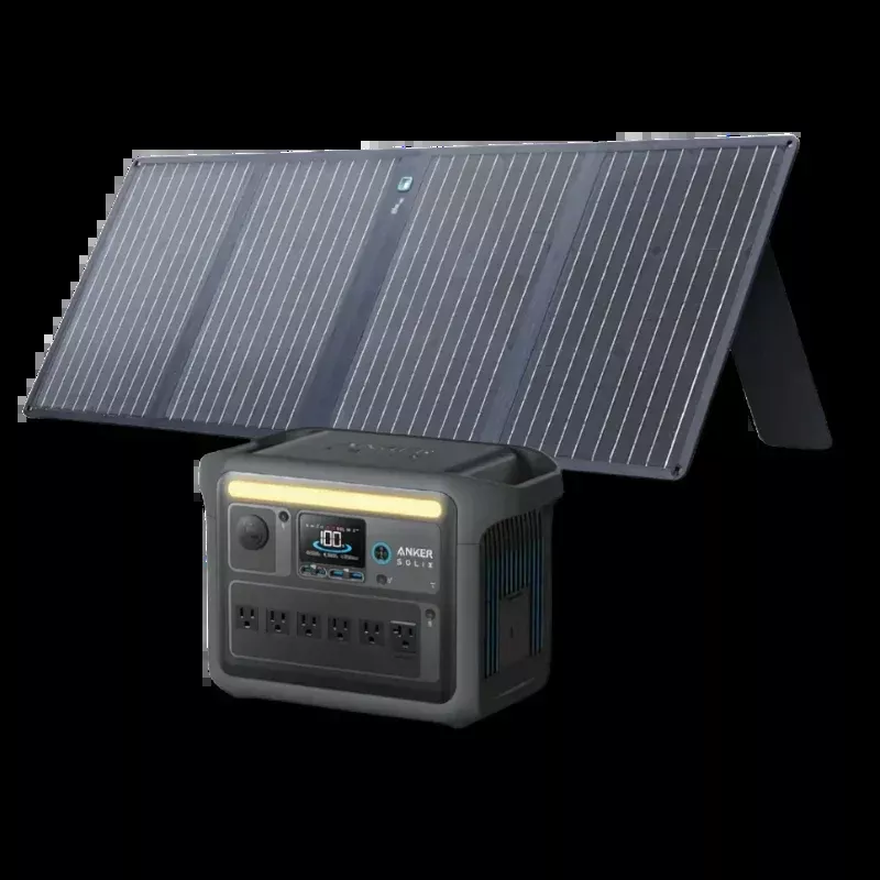Anker SOLIX C1000X Portable Power Station with Solar Panel