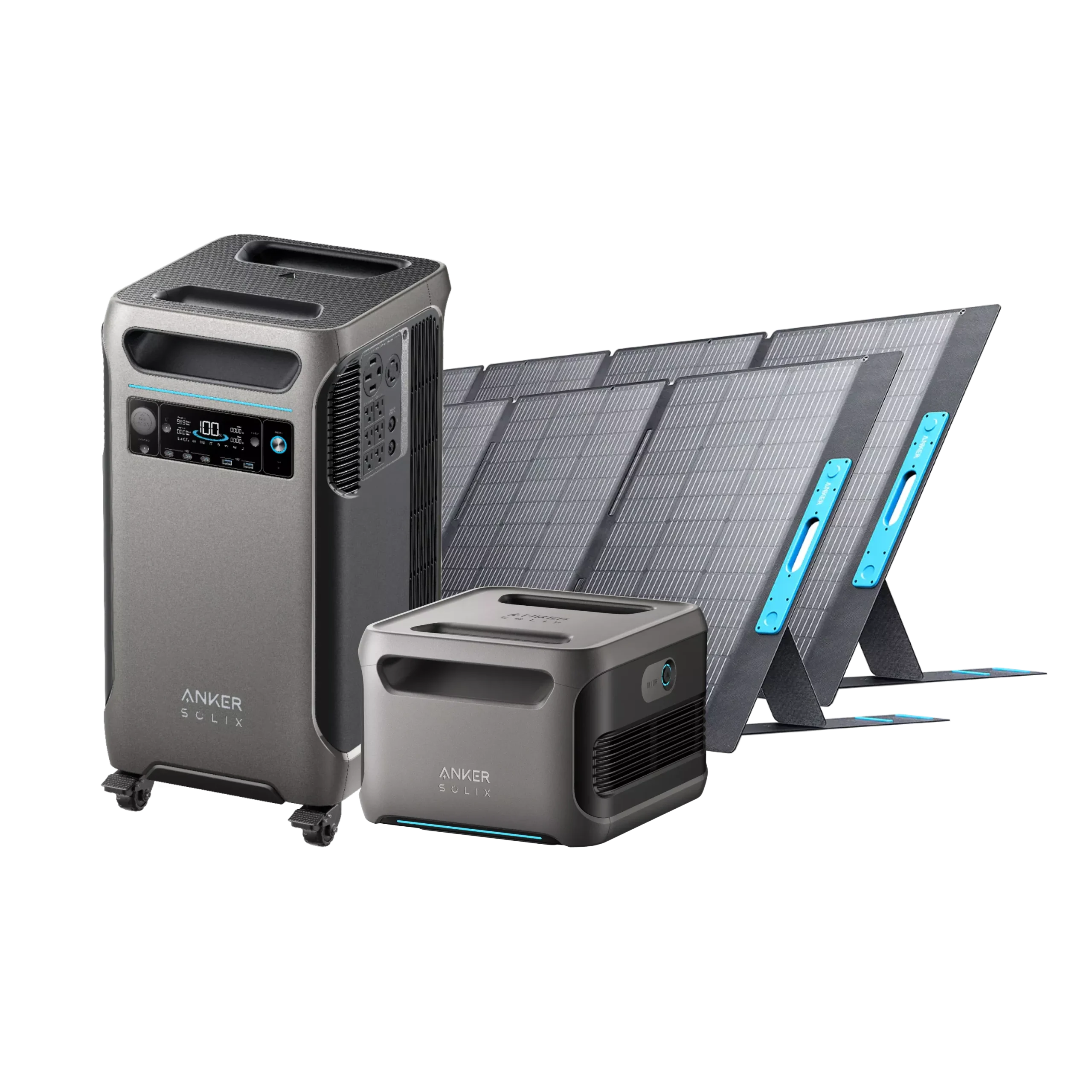 Anker SOLIX F3800 + Expansion Battery + 2 × 400W Solar Panel
