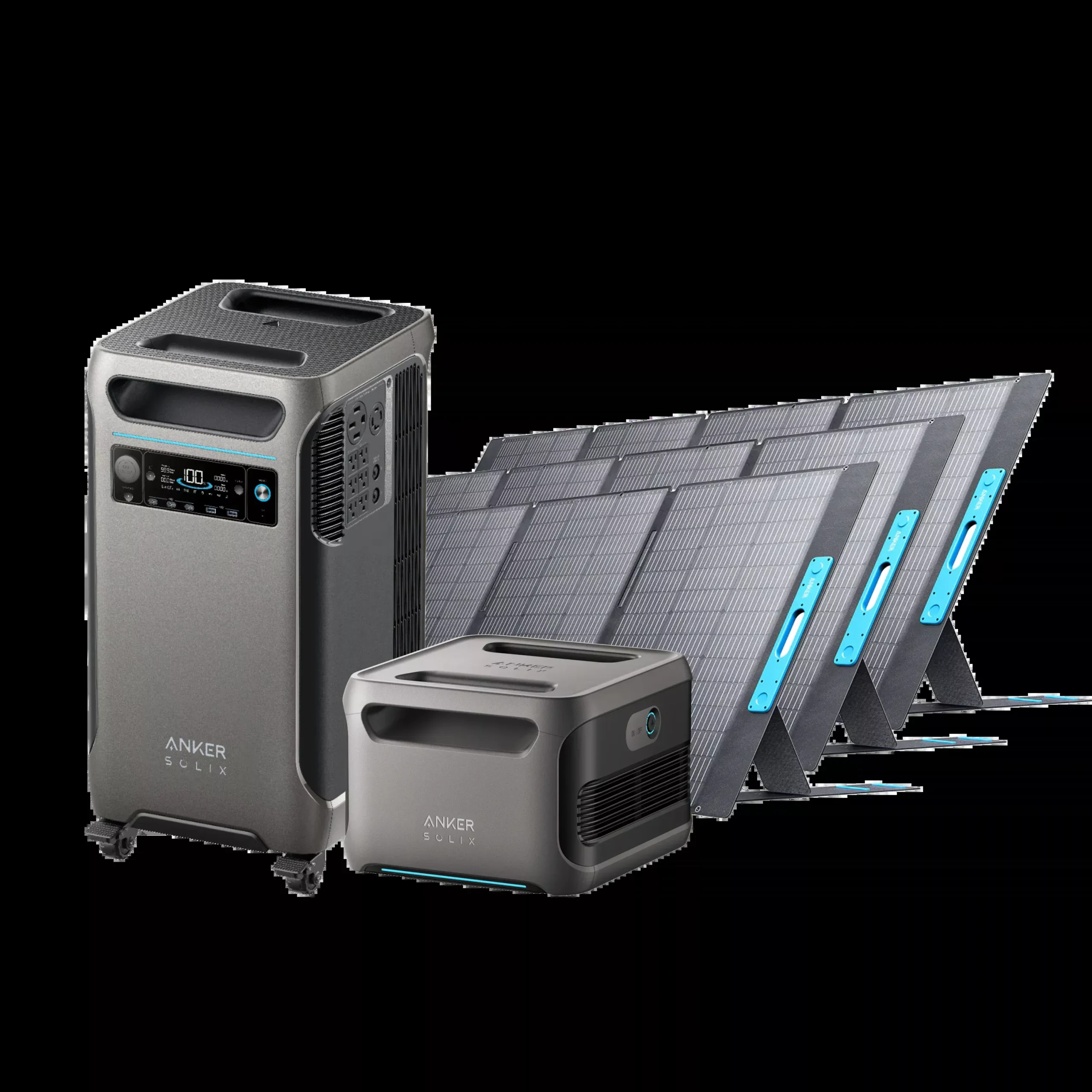 Anker SOLIX F3800 + Expansion Battery + 3 × 400W Solar Panel