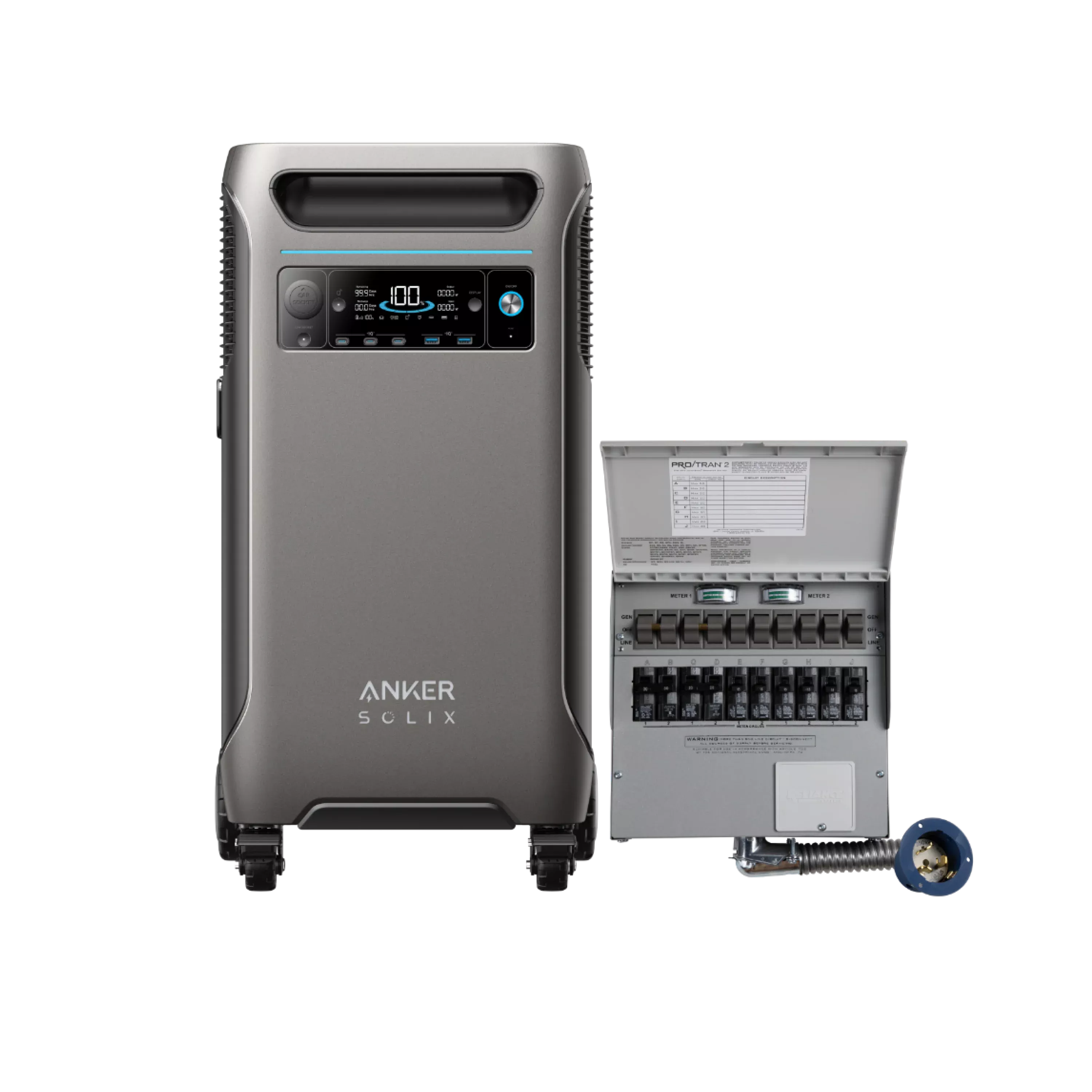 Anker SOLIX F3800 + Home Backup Kit (Transfer switch)