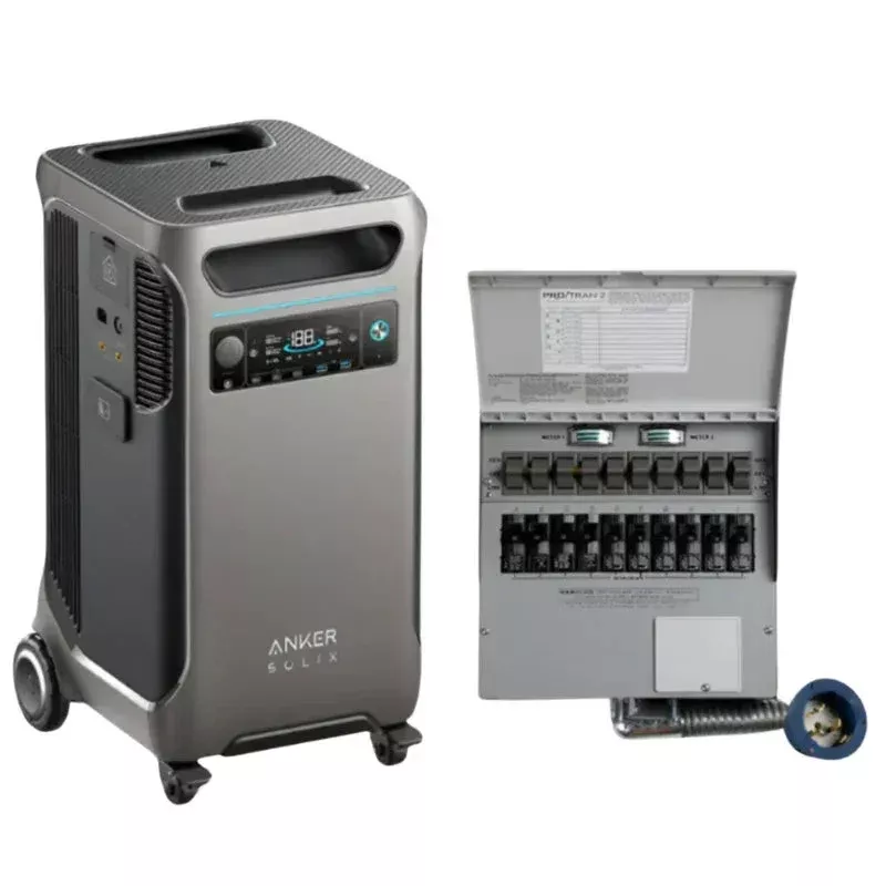 Anker SOLIX F3800 Plus Portable Power Station+ 50A Transfer Switch