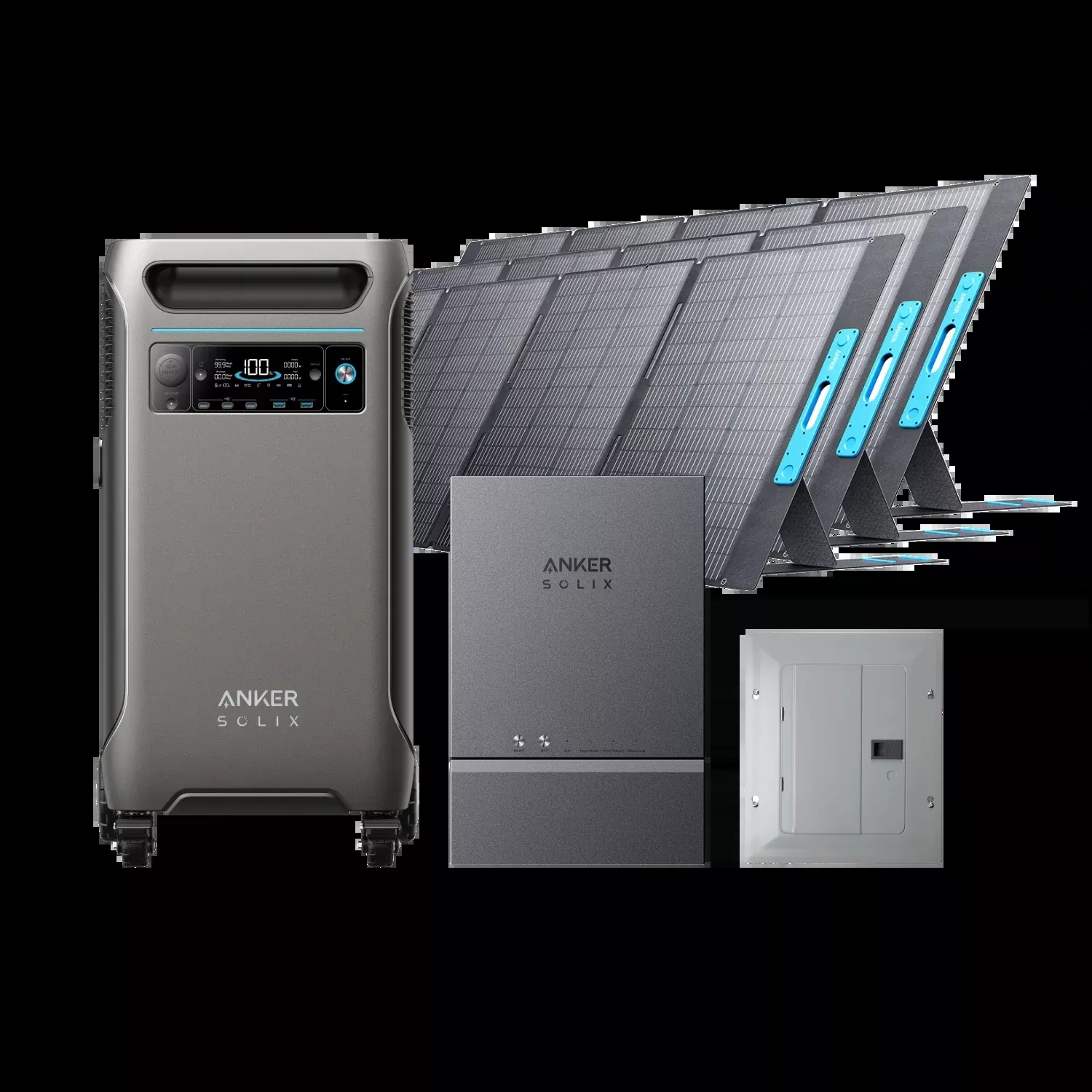Anker SOLIX F3800 + Smart Home Power Kit + 3 × 400W Solar Panel
