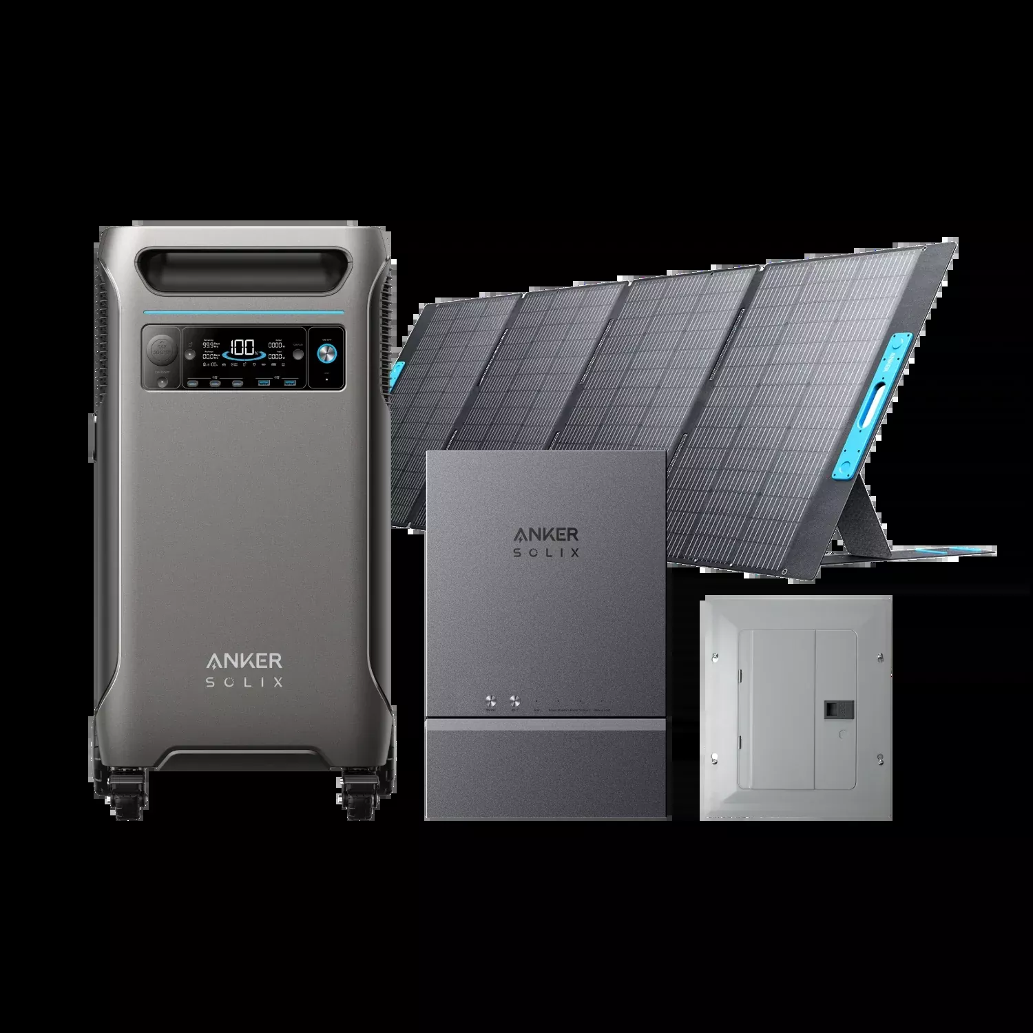Anker SOLIX F3800 + Smart Home Power Kit + 400W Solar Panel