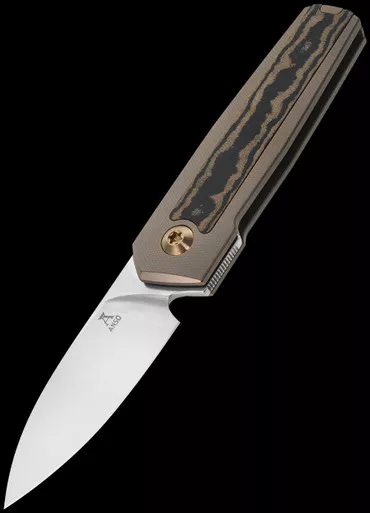 Anso ARN Titanium Richlite Custom Knife