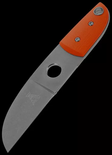 Anso Sheepsfoot Hunter Orange G10 Fixed Blade