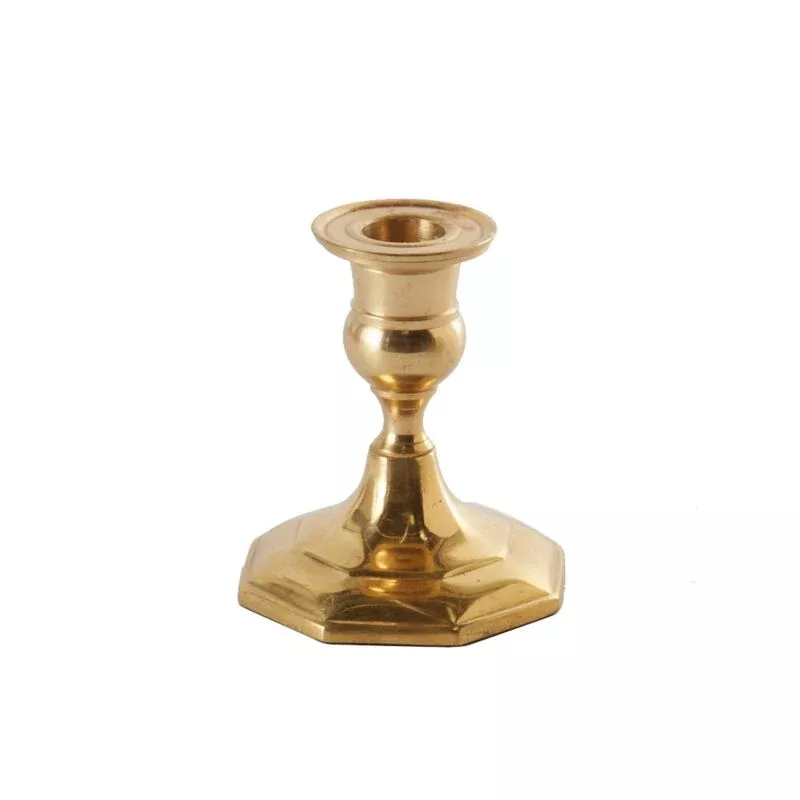 Antique Gold Candle Holder