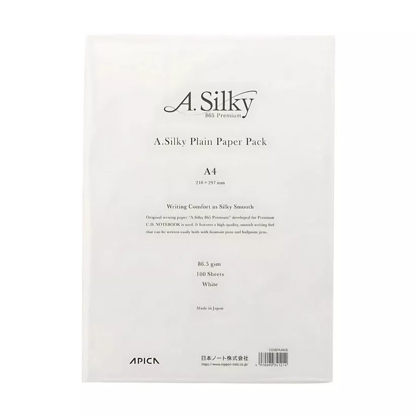 APICA SILKY PAPER A4 Loose Leaf 86.5gsm