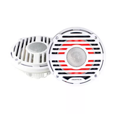 Aquatic AV Pro Classic 6.5" White Speakers