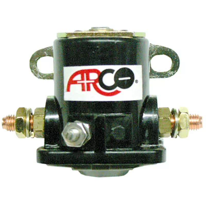 ARCO Marine Original Equipment Quality Replacement Solenoid f/ChryslerBRP-OMC – 12V, Grounded Base