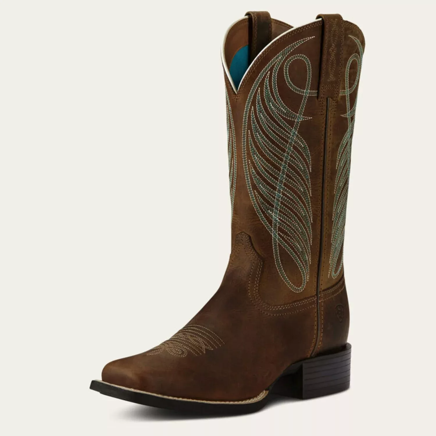 Ariat Women’s Round Up Wide Square Toe Western Boot