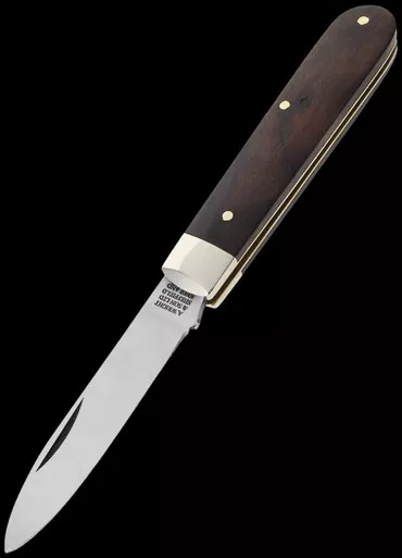 Arthur Wright Spearpoint Ebony Wood Folding Knife
