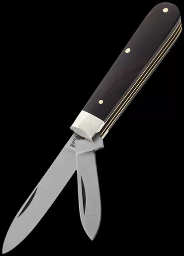 Arthur Wright Two Bladed Ebony Folding Knife