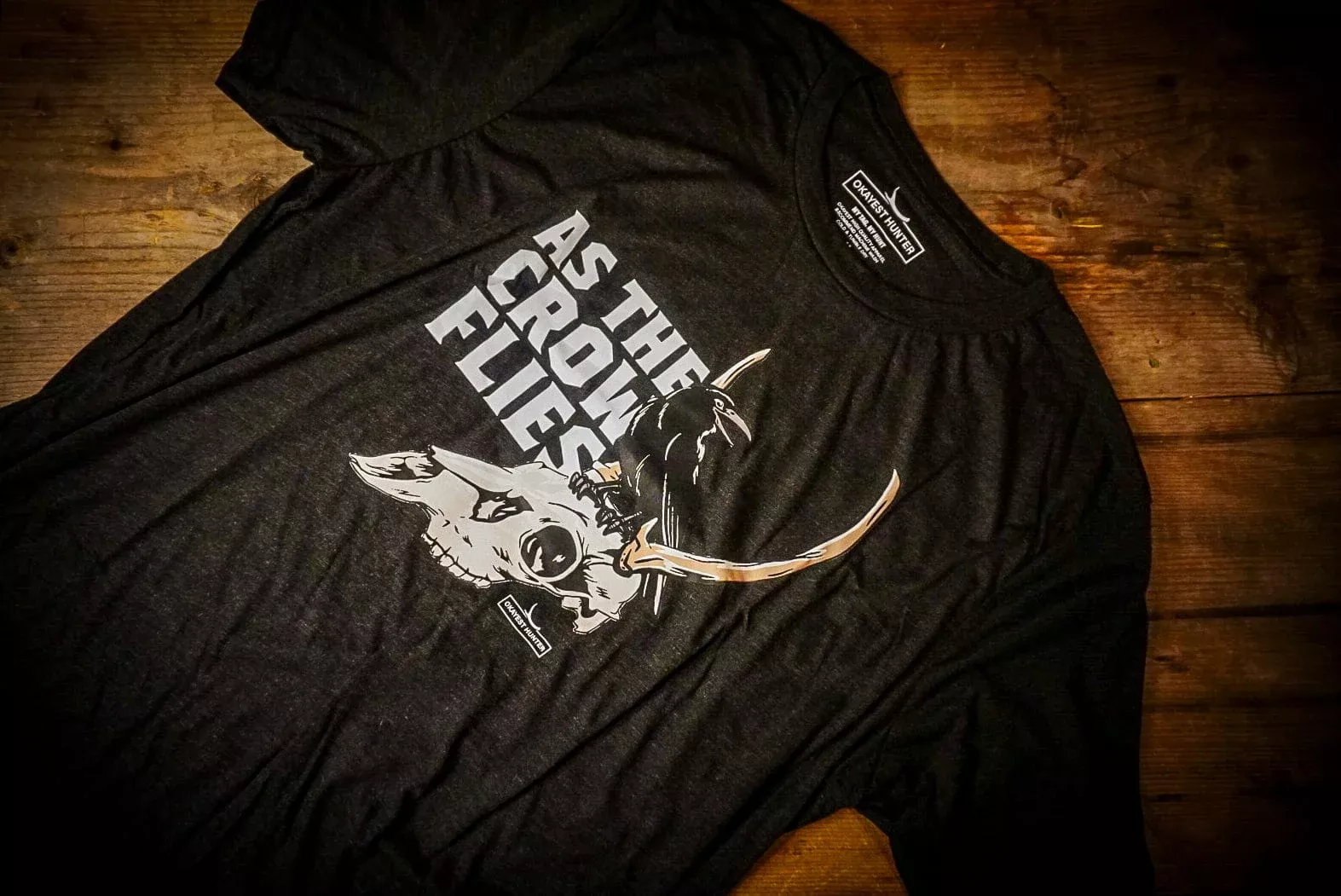 As the Crow Flies -Shooter Buck Hunting T-shirt