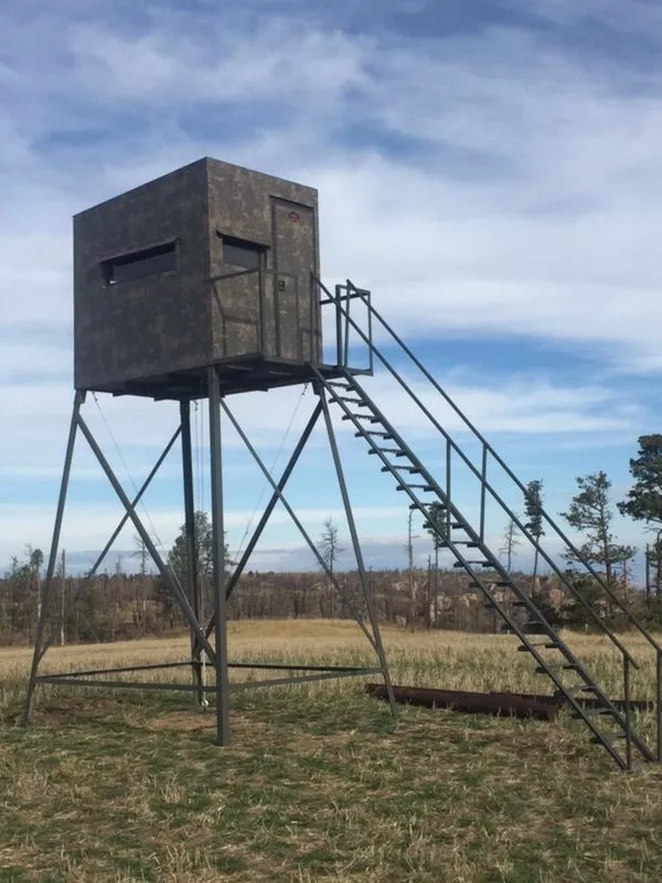 Atascosa 5X7 Deer Blind 10′ Tower