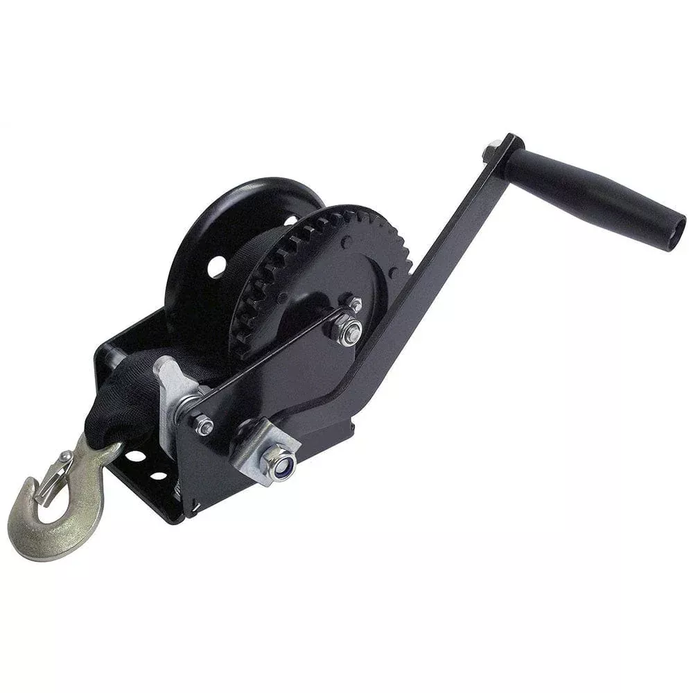 Attwood 1200 lb Single Drive Winch – 2 x 20 Nylon Strap