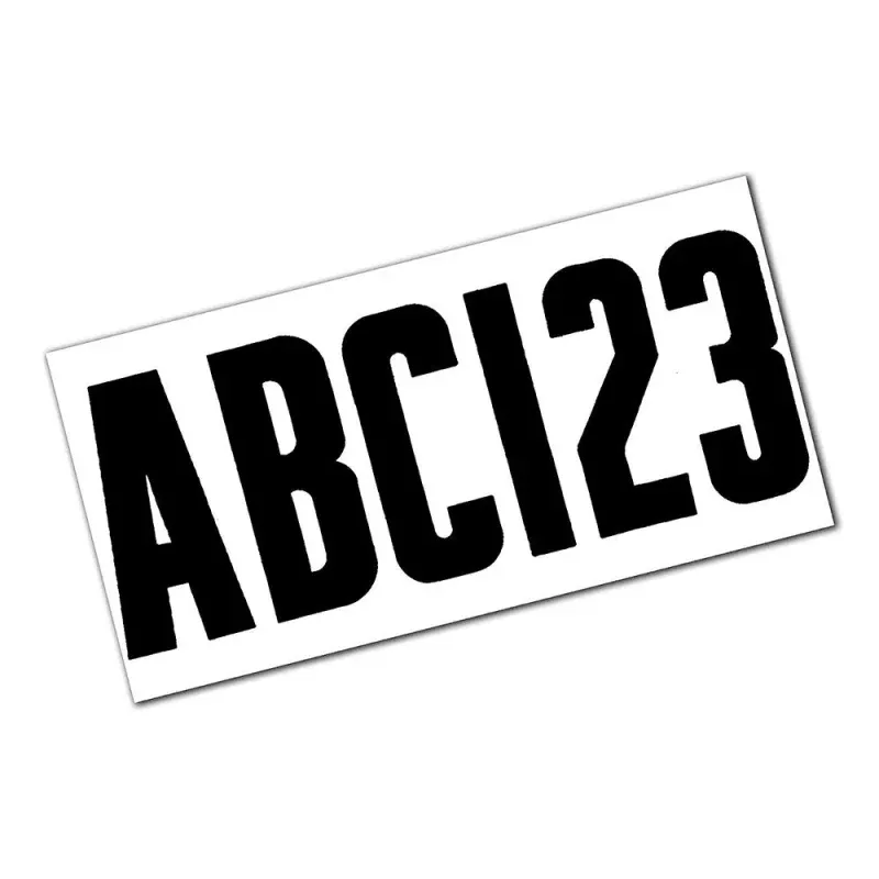 Attwood LetterNumber Kit – Black