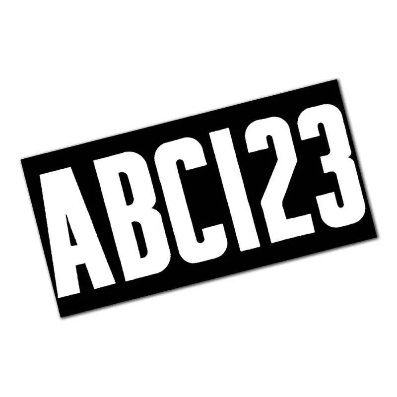 Attwood LetterNumber Kit – White