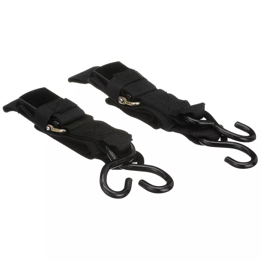 Attwood Quick-Release Transom Tie-Down Straps 2 x 4 Pair